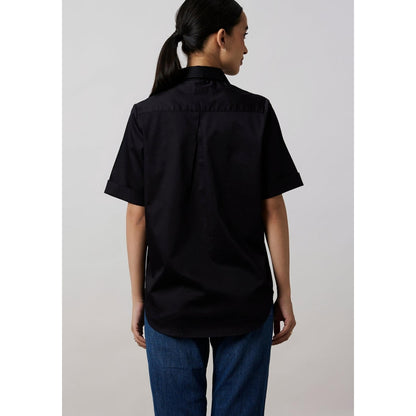 Pallavi Swadi Black Metallic Embroidered Shirt