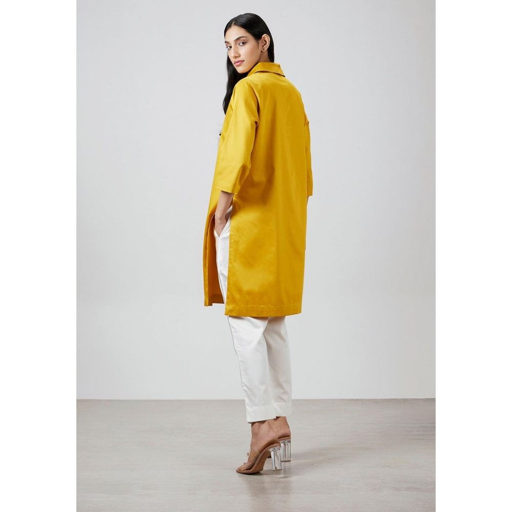 Pallavi Swadi Mustard Yellow Kurta with Pant