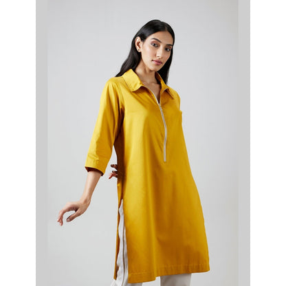 Pallavi Swadi Mustard Yellow Kurta with Pant