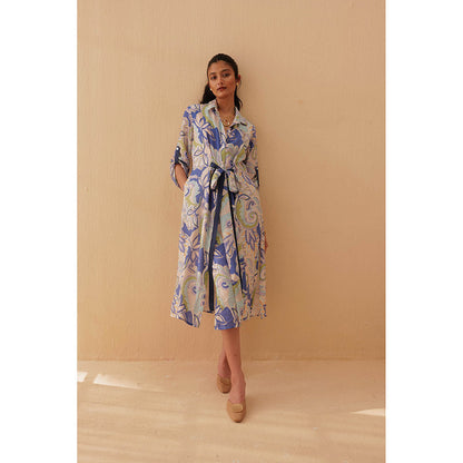 Pallavi Agarwal Multi-Colour Ezra Shirt Dress