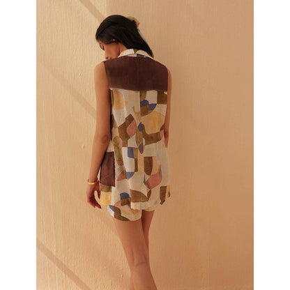 Pallavi Agarwal Jacob Brown Co-Ord (Set of 2)