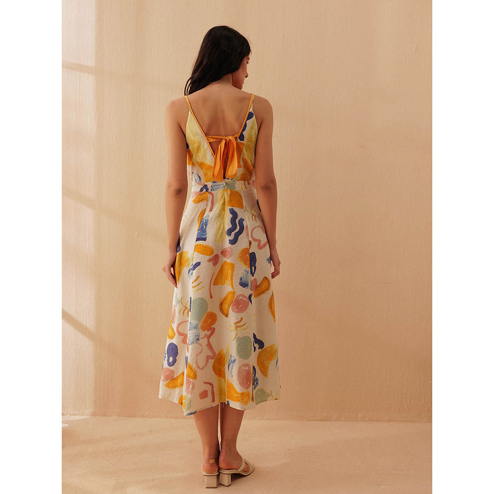 Pallavi Agarwal Yellow Lance Dress