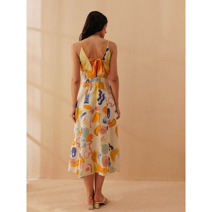 Pallavi Agarwal Yellow Lance Dress