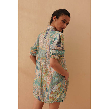 Pallavi Agarwal Green Sage Co-Ord (Set of 2)