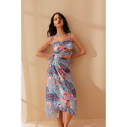 Pallavi Agarwal Blue Sarai Co-Ord (Set of 2)