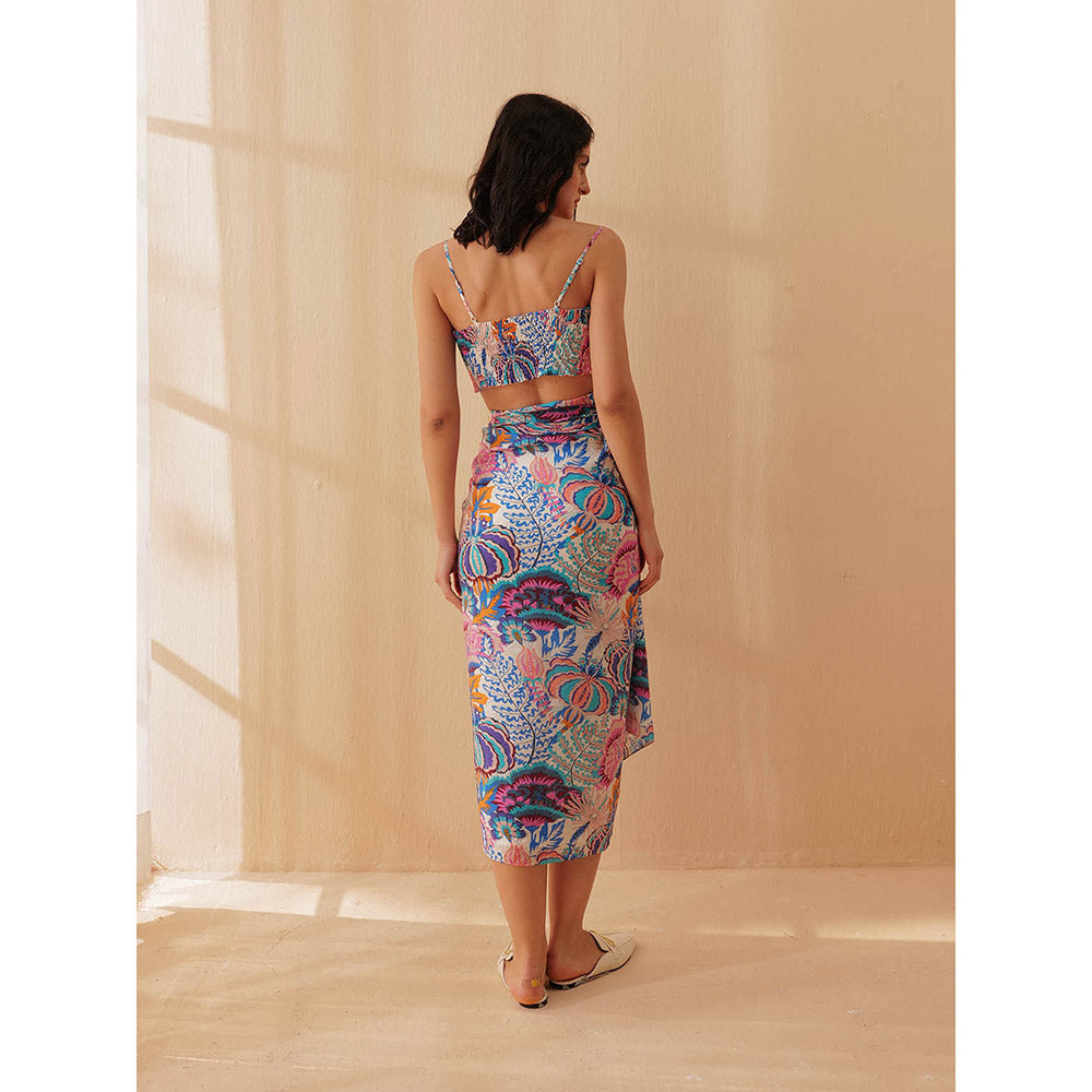 Pallavi Agarwal Blue Sarai Co-Ord (Set of 2)