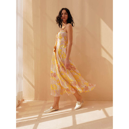 Pallavi Agarwal Yellow Zenya Dress