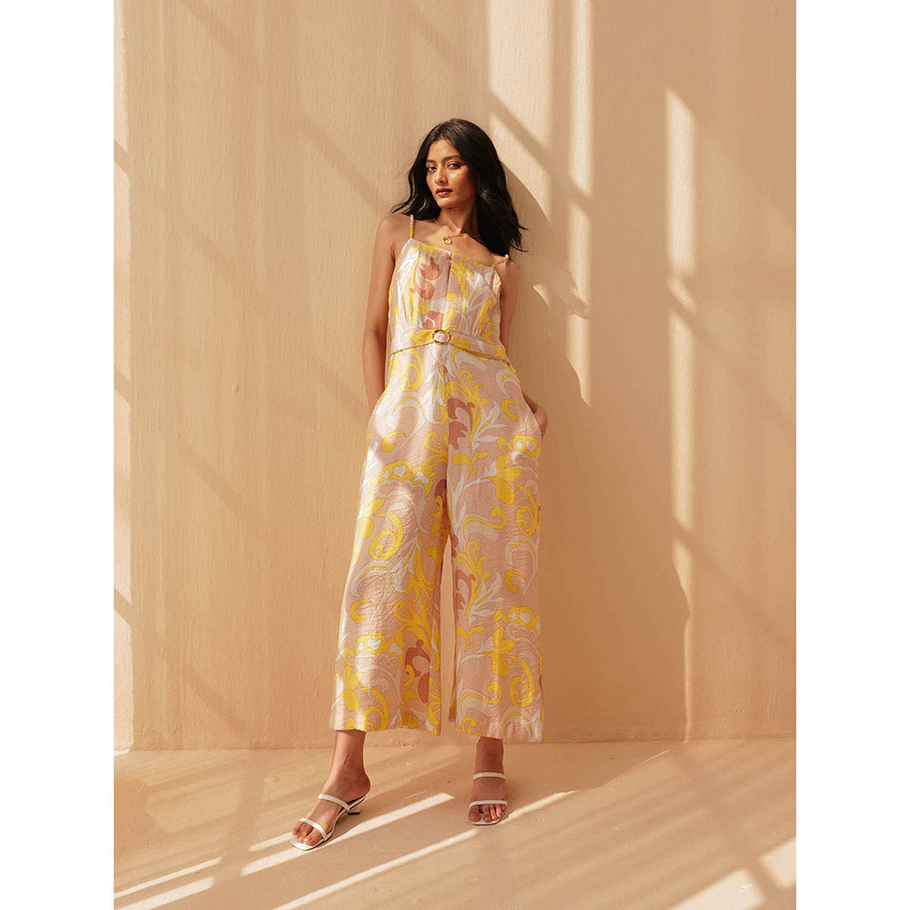 Pallavi Agarwal Yellow Zenya Jumpsuit