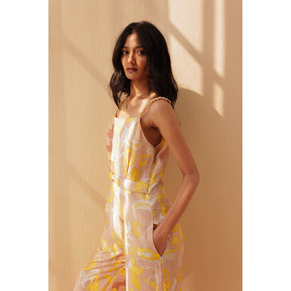Pallavi Agarwal Yellow Zenya Jumpsuit