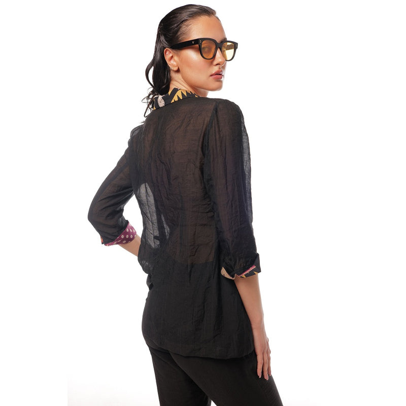 Pallavi Agarwal Black June Co-Ord (Set of 2)