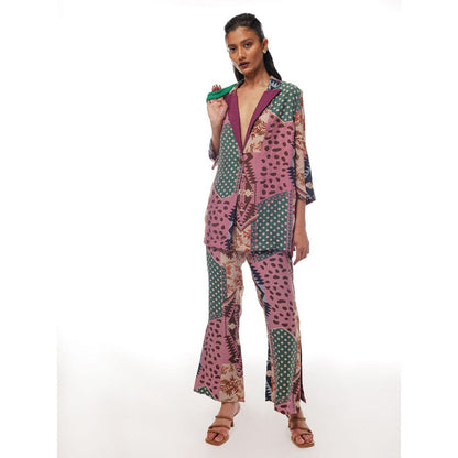 Pallavi Agarwal Pink Sobo Co-Ord (Set of 2)