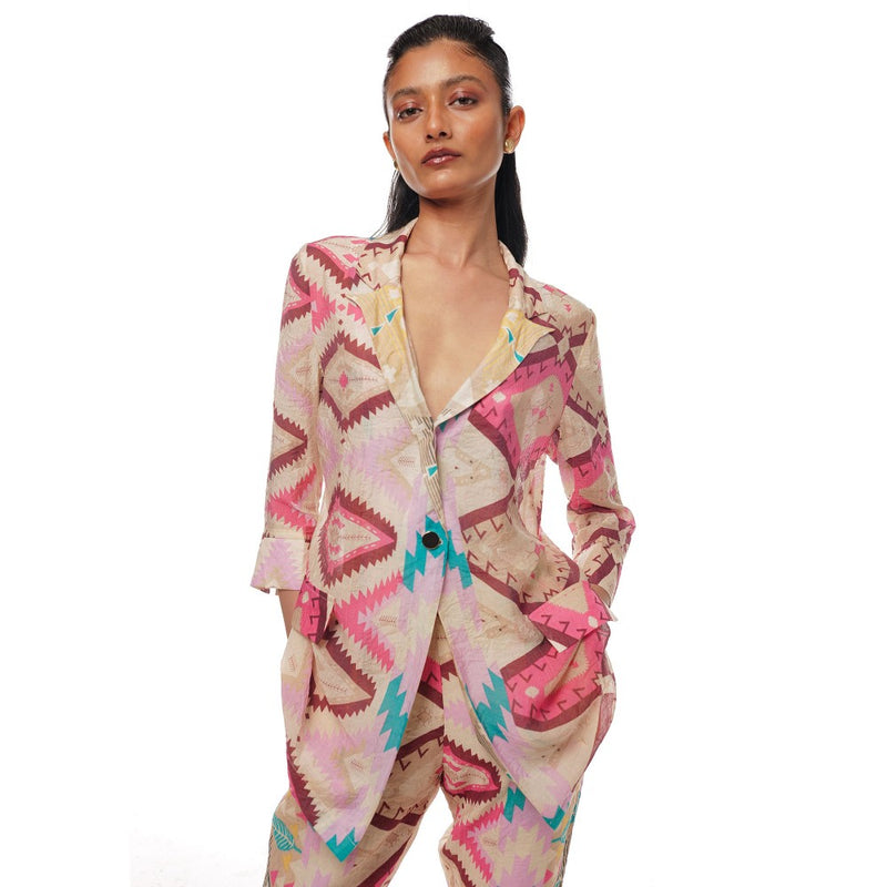 Pallavi Agarwal Pink Zoe Co-Ord (Set of 2)