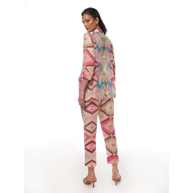 Pallavi Agarwal Pink Zoe Co-Ord (Set of 2)