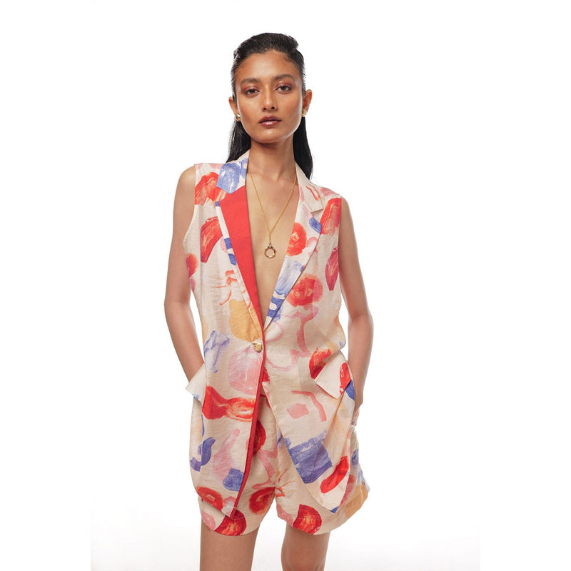 Pallavi Agarwal Beige Sophie Co-Ord (Set of 2)