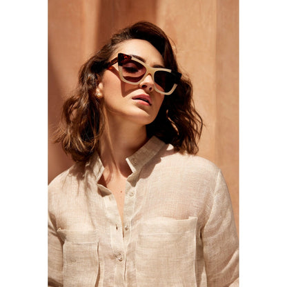 Palak Khandelwal Beige Linen Co-Ord (Set of 2)