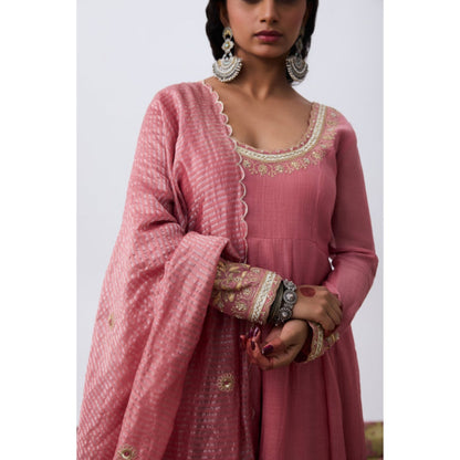 PANTS AND PAJAMAS Swaragini Embroidered Dupatta