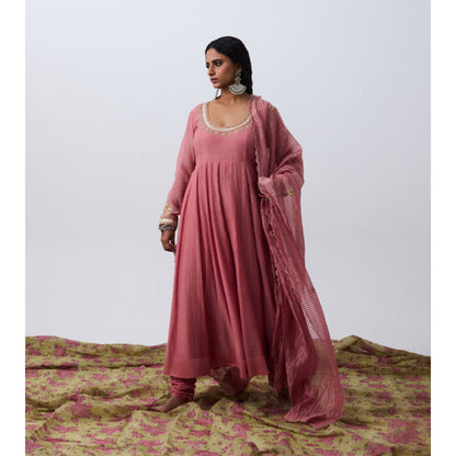 PANTS AND PAJAMAS Swaragini Embroidered Dupatta