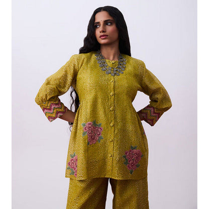 PANTS AND PAJAMAS Antrang Hand Block Printed Tunic