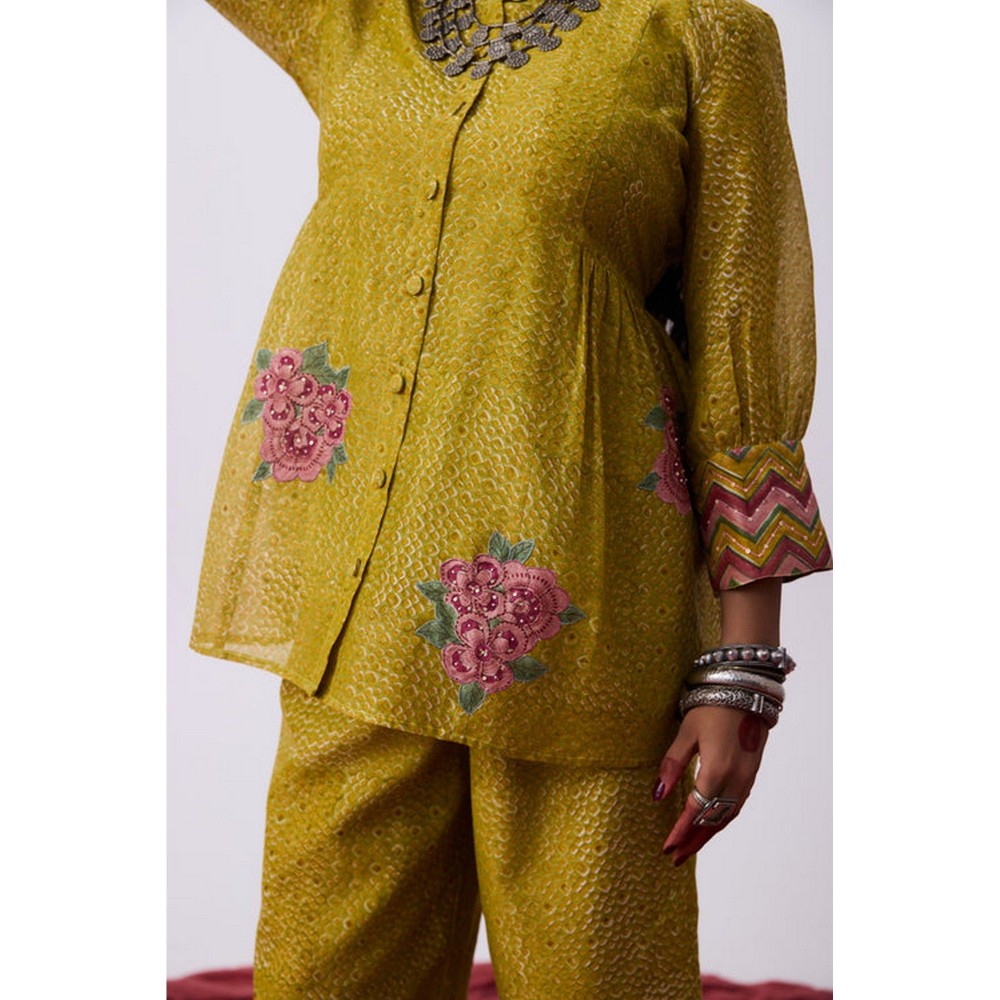 PANTS AND PAJAMAS Antrang Hand Block Printed Tunic