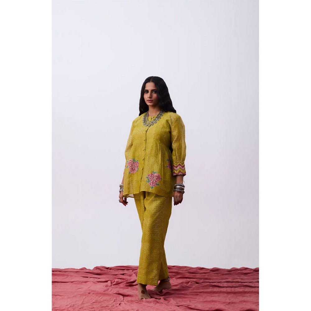 PANTS AND PAJAMAS Antrang Hand Block Printed Tunic