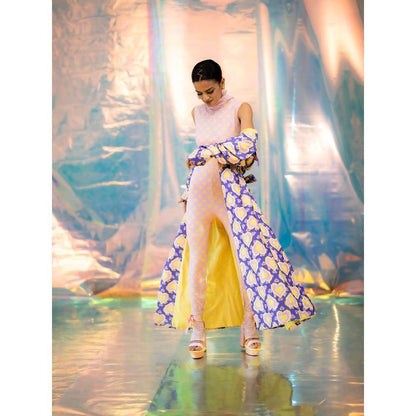 Papa Don't Preach by Shubhika Pink Jumpsuit