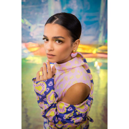 Papa Don't Preach by Shubhika Pink Jumpsuit