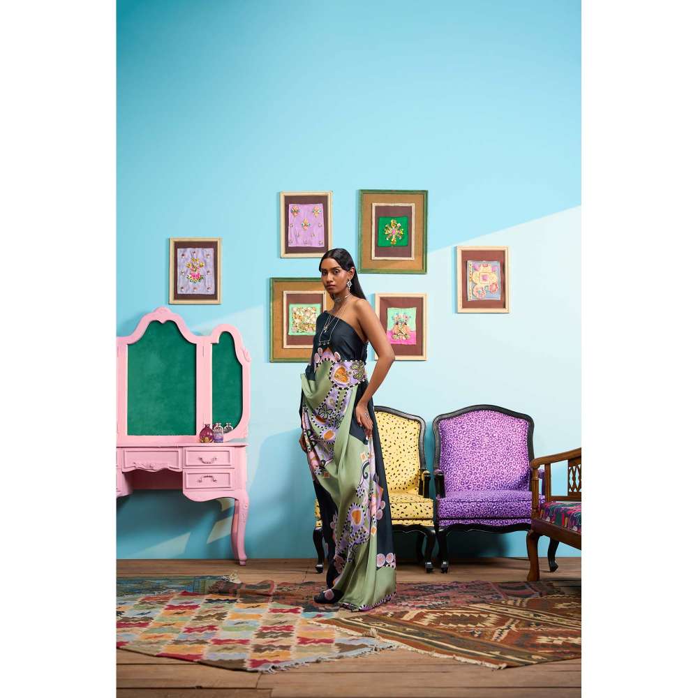 Papa Don't Preach by Shubhika Blue Eclipse Hour Dress