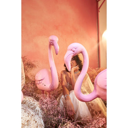 PARUL GANDHI Chand Drape Saree with Stitched Blouse with Stitched