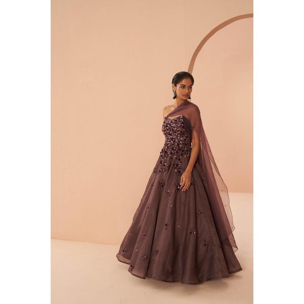 PARUL GANDHI Iris Embellished Gown
