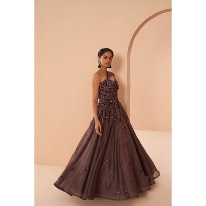 PARUL GANDHI Iris Embellished Gown