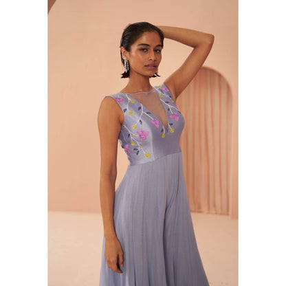 PARUL GANDHI Very Peri Purple Jumpsuit