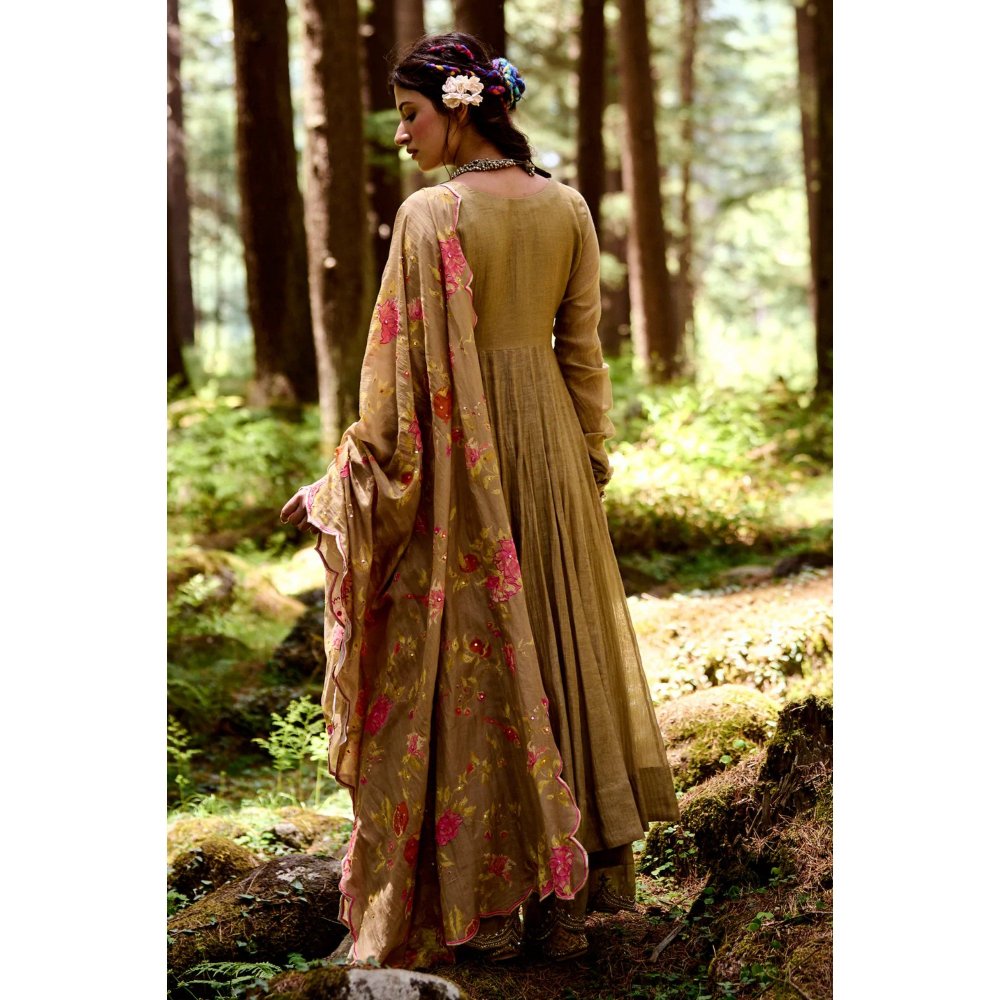 Paulmi & Harsh Beige 40 Kali Anarkali (Set of 3)