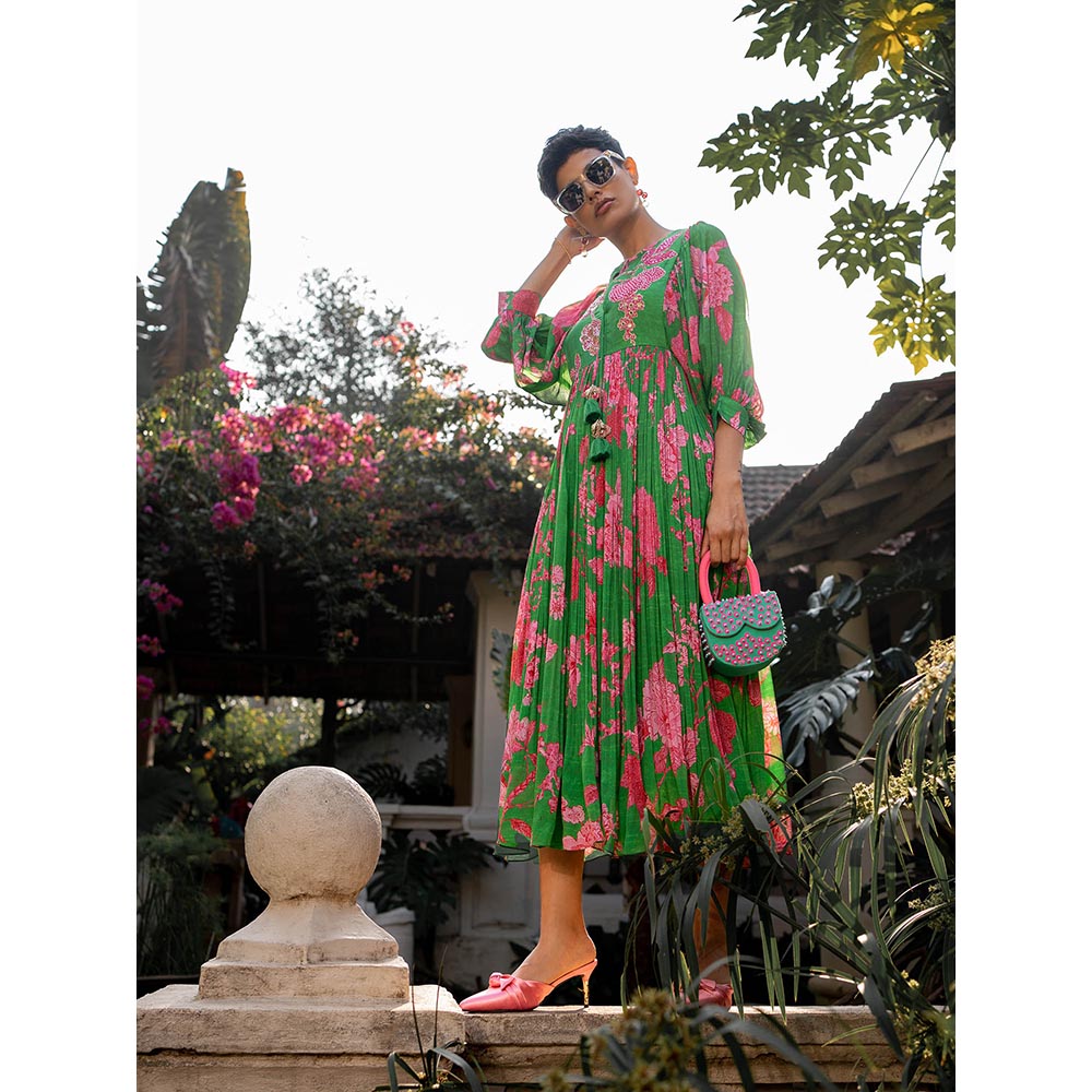 Paulmi & Harsh Spring Blooming Floral Maxi Dress