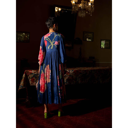 Paulmi & Harsh Blooming Big Floral Maxi Dress