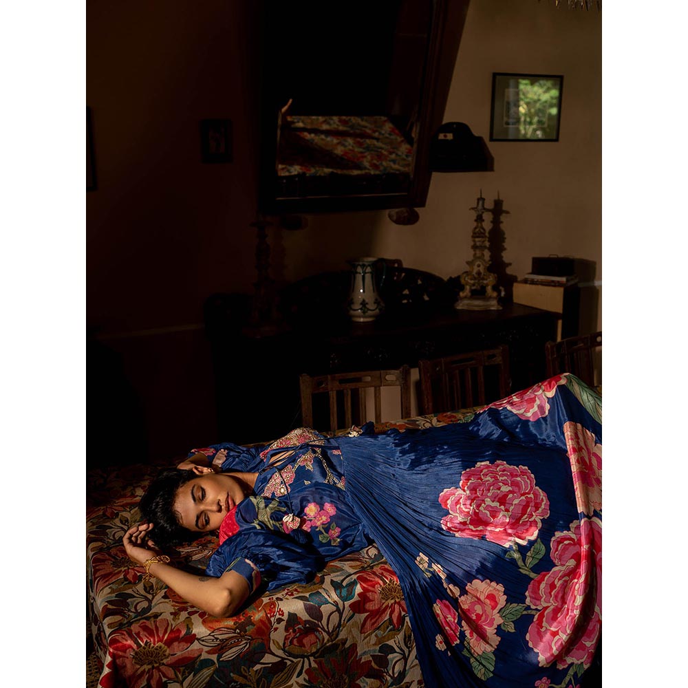Paulmi & Harsh Blooming Big Floral Maxi Dress