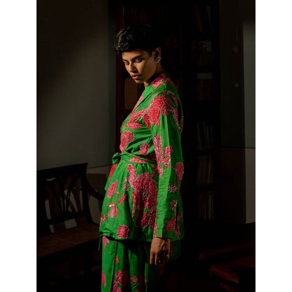 Paulmi & Harsh Full Bloomig Floral Jacket (Set of 3)