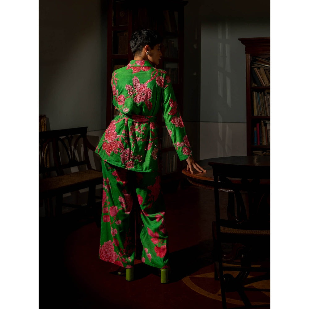 Paulmi & Harsh Full Bloomig Floral Jacket (Set of 3)