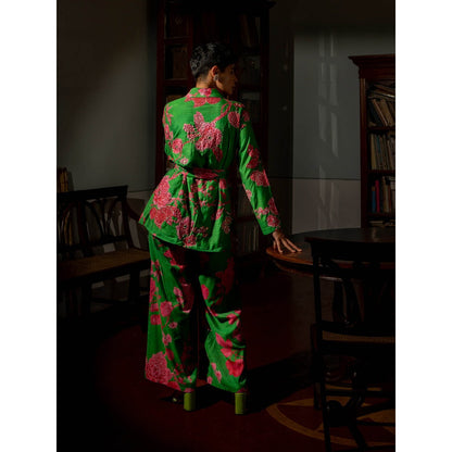 Paulmi & Harsh Full Bloomig Floral Jacket (Set of 3)