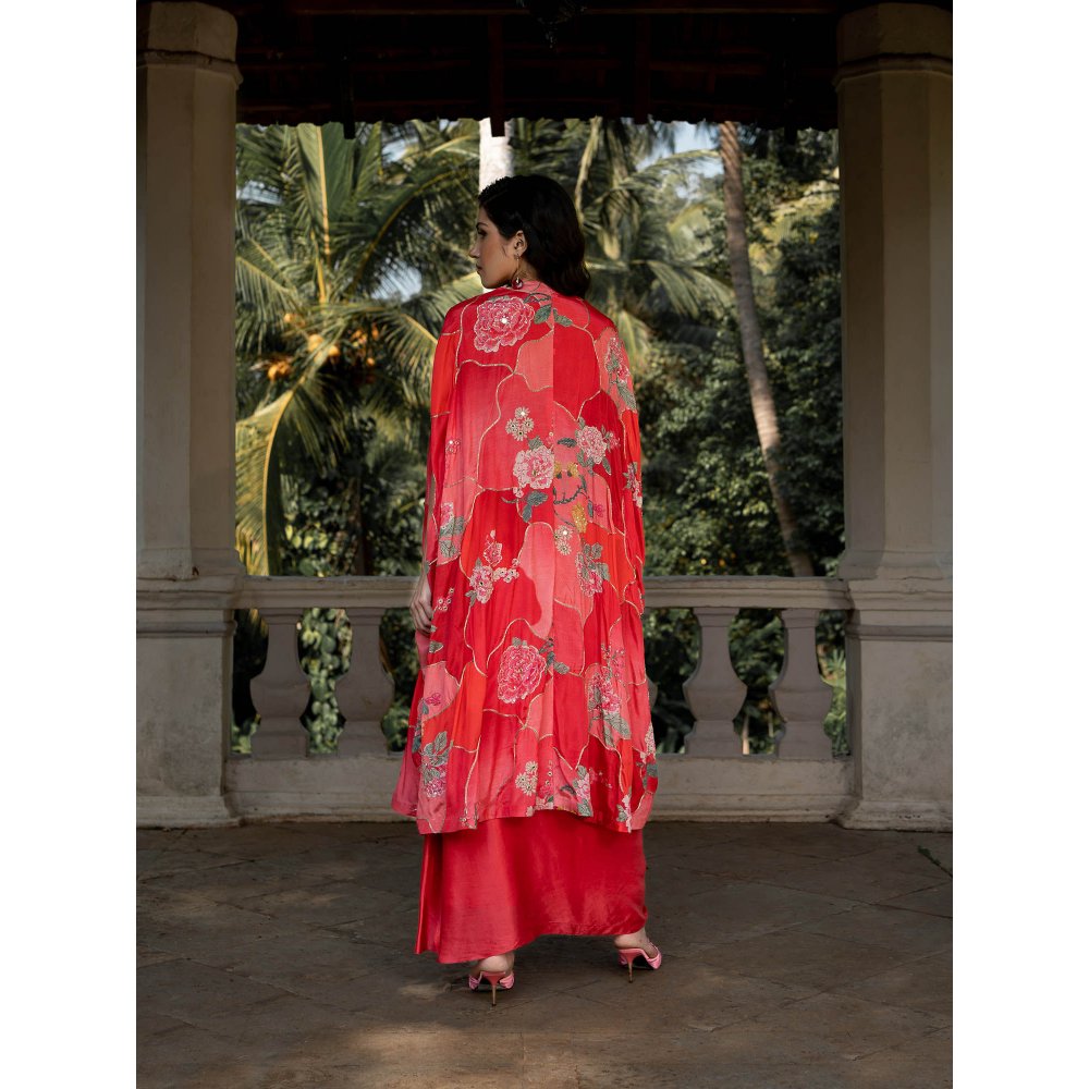 Paulmi & Harsh Romantic Floral Jacket (Set of 4)