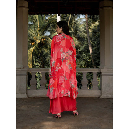 Paulmi & Harsh Romantic Floral Jacket (Set of 4)