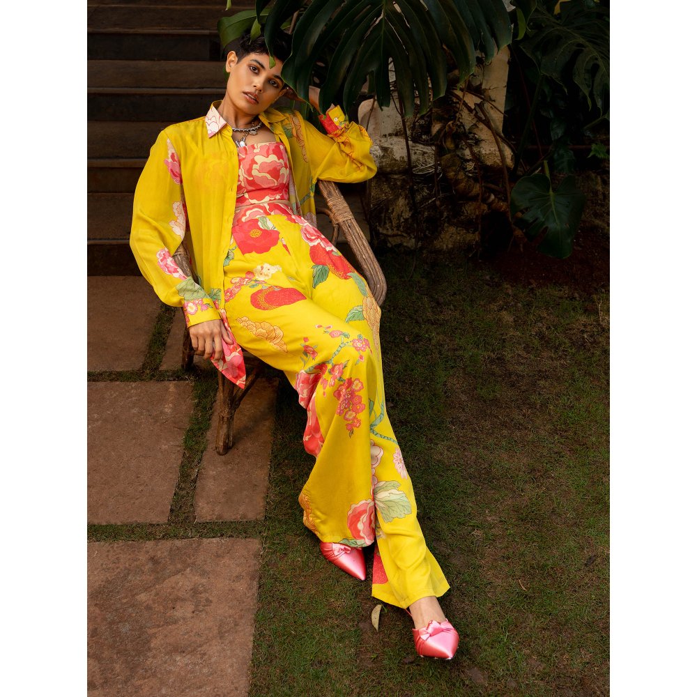 Paulmi & Harsh Refreshing Floral Co-Ords (Set of 3)