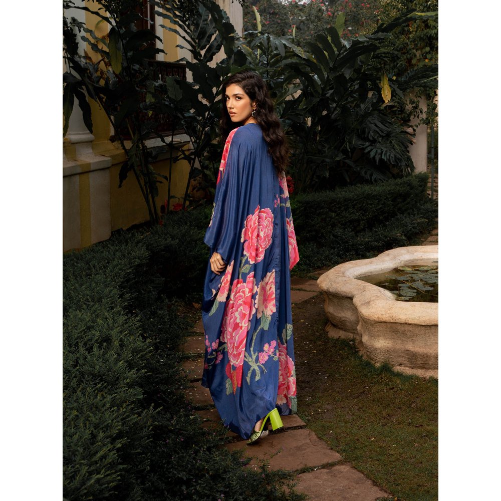 Paulmi & Harsh Blooming Big Floral Kaftan (Set of 2)