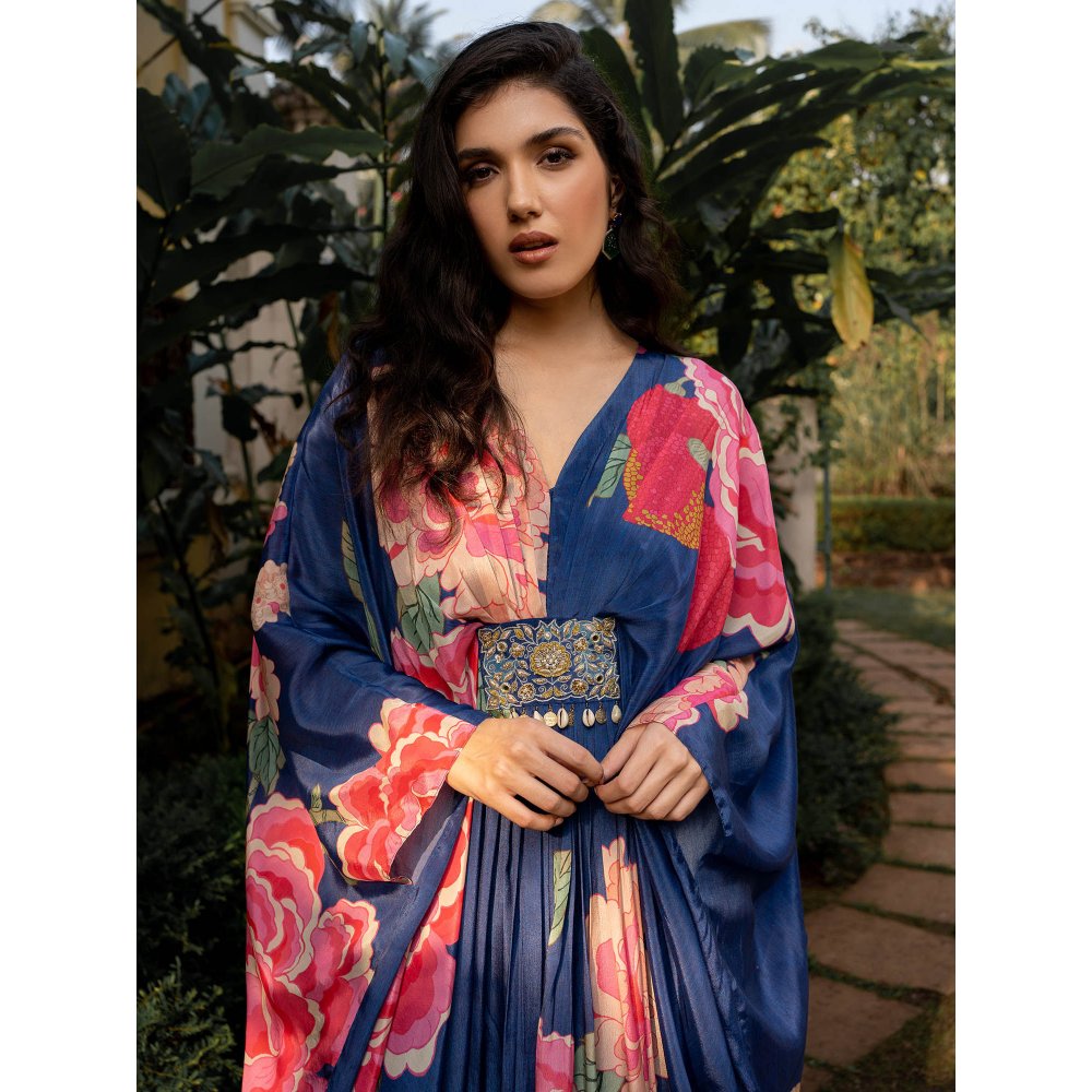 Paulmi & Harsh Blooming Big Floral Kaftan (Set of 2)