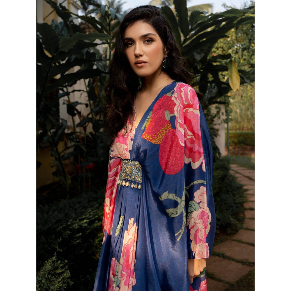 Paulmi & Harsh Blooming Big Floral Kaftan (Set of 2)