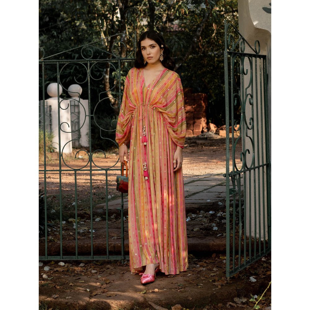 Paulmi & Harsh Vintage Stripe Kaftan (Set of 2)