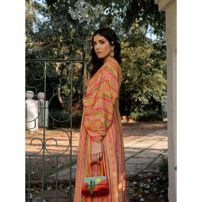 Paulmi & Harsh Vintage Stripe Kaftan (Set of 2)