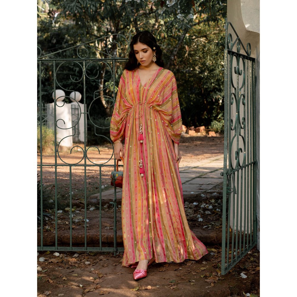 Paulmi & Harsh Vintage Stripe Kaftan (Set of 2)