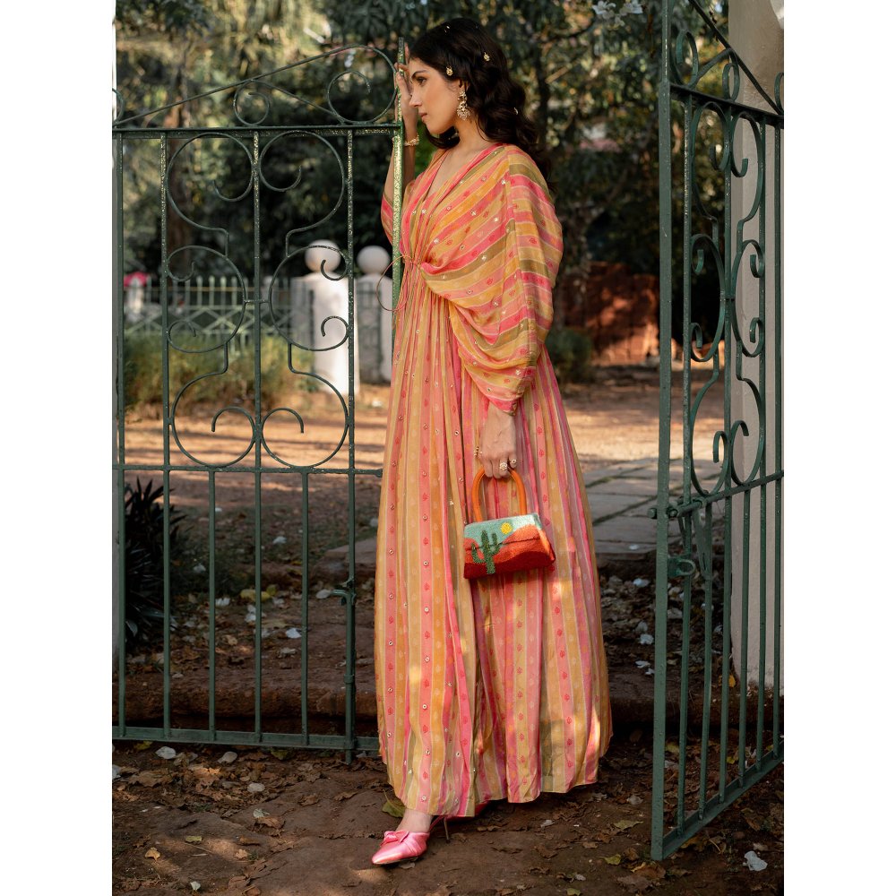 Paulmi & Harsh Vintage Stripe Kaftan (Set of 2)