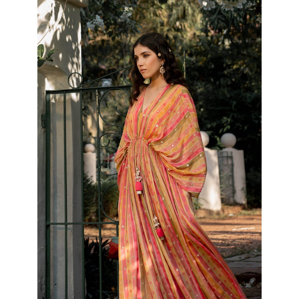 Paulmi & Harsh Vintage Stripe Kaftan (Set of 2)