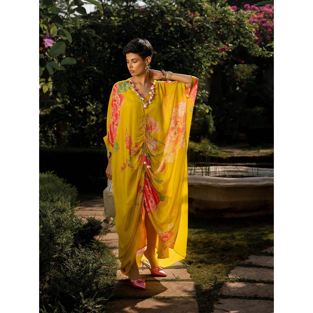 Paulmi & Harsh Refreshing Floral Kaftan (Set of 2)